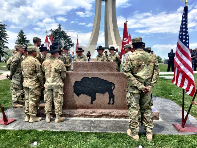 4-10 CAV honors Buffalo Soldier heritage at memorial dedication