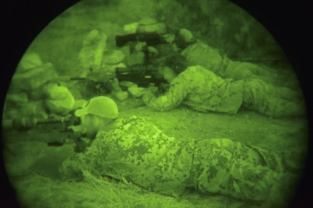 Multinational sniper team training