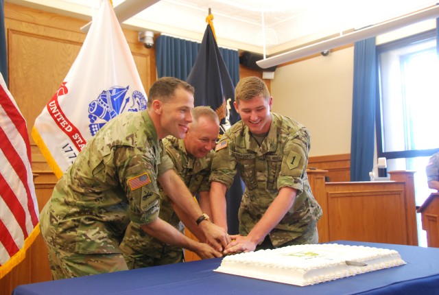 241 years celebrated: Fort Riley Judge Advocate General staff members honot JAG birthday