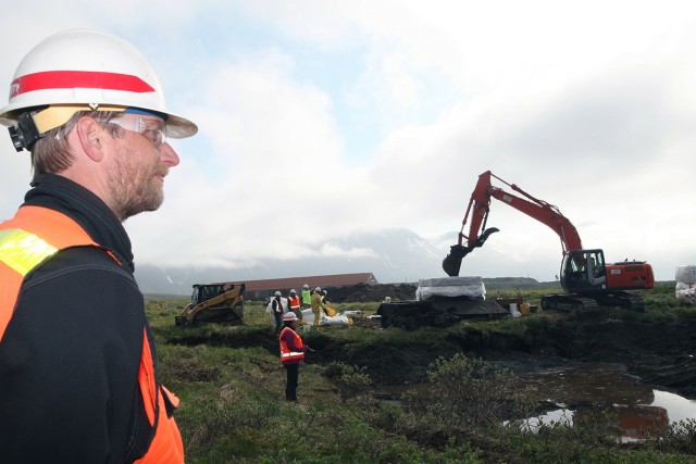 Army Corps of Engineers begins cleanup of landing hub at Attu Island