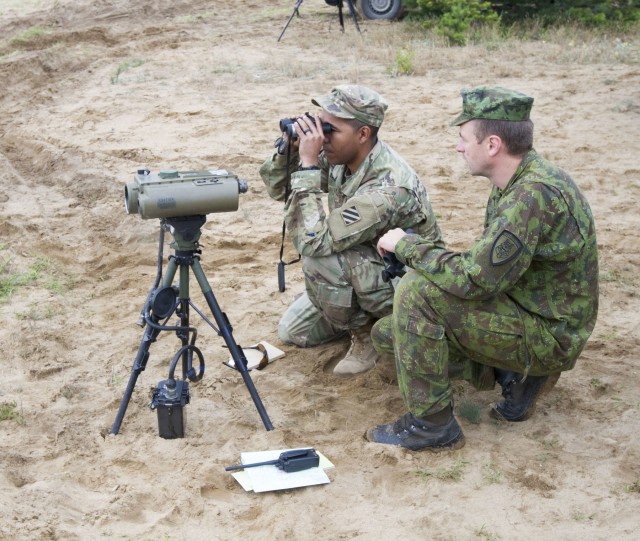 Speed and Power Soldiers Call for Fire