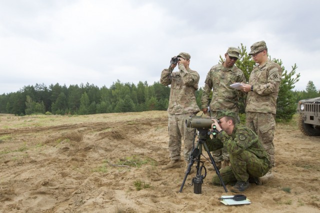Speed and Power Soldiers Call for Fire