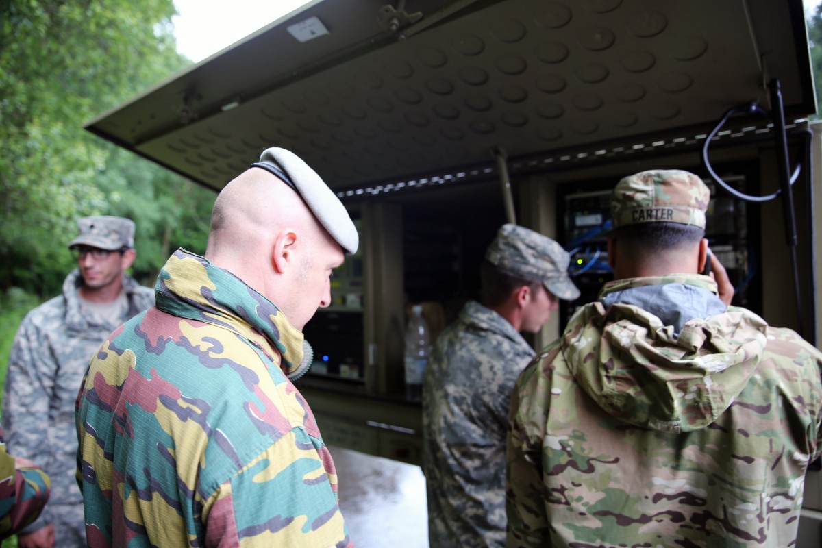 US, Belgian signal Soldiers build interoperability during GENESIX ...