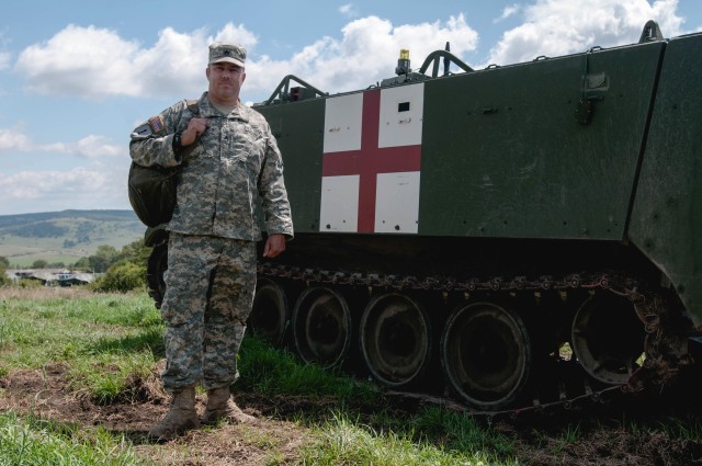 Staff Sgt. Brad Foster, a combat medic