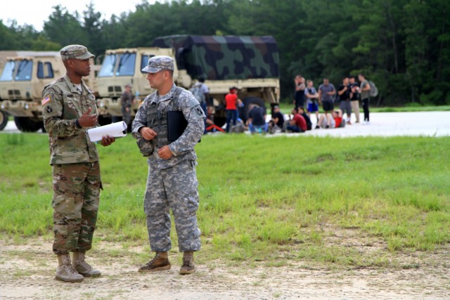 National Guard Soldiers practice disaster response