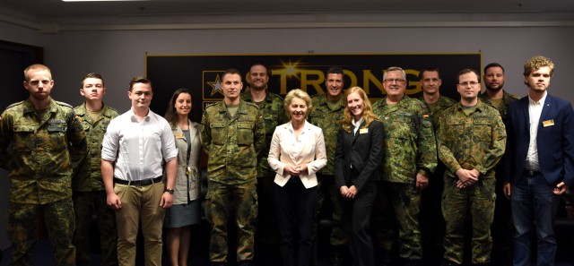 German Minister of Defense Visit USAREUR