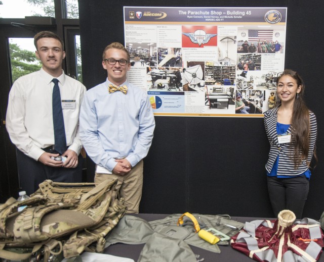 Student employees at NSRDEC's 10th Annual Future Workforce Poster Presentation