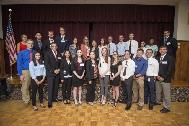 Group shot at NSRDEC's 10th Annual Future Workforce Poster Presentation