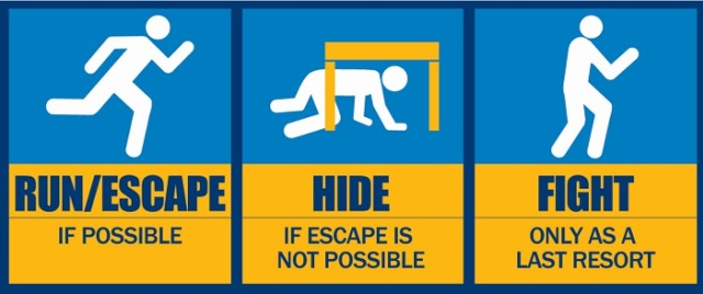 Run Hide and Fight