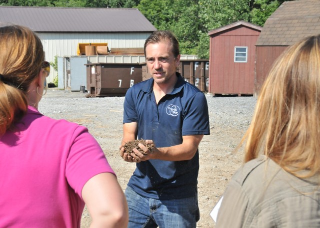 Composting, recycling tour at Fort Drum