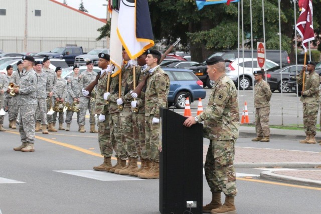 MG Stammer Welcom Ceremony