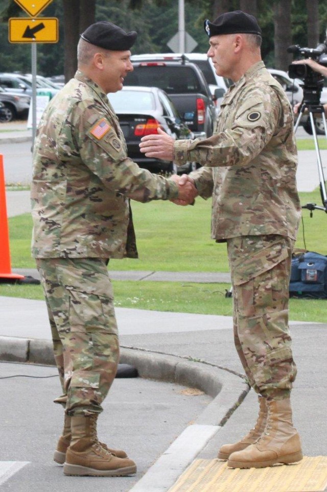 MG Stammer Welcom Ceremony