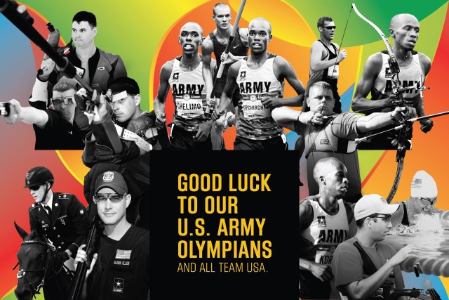 Good Luck to our U.S. Army Olympians