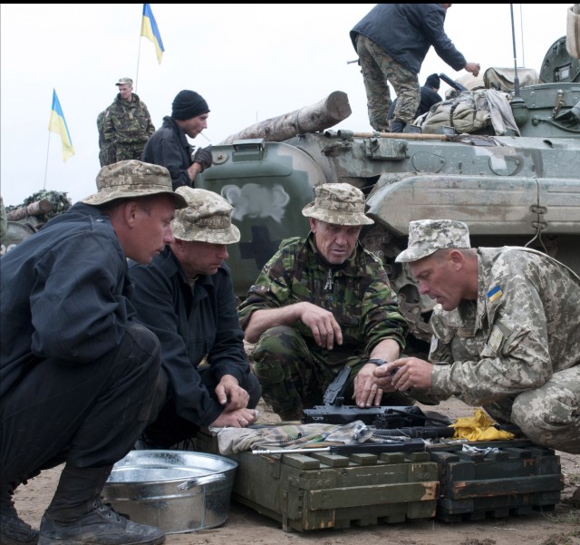Ukrainian Soldiers conduct BMP-2 live-fire exercise