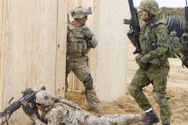Joint Live Fire Training with Allies in the Baltics