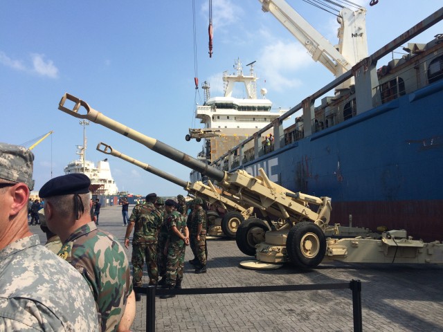 Security enterprise gives military aid to Lebanon