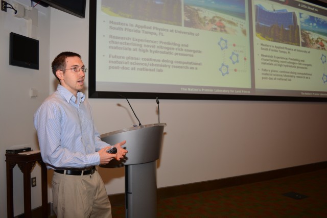 DOD interns present findings at symposium