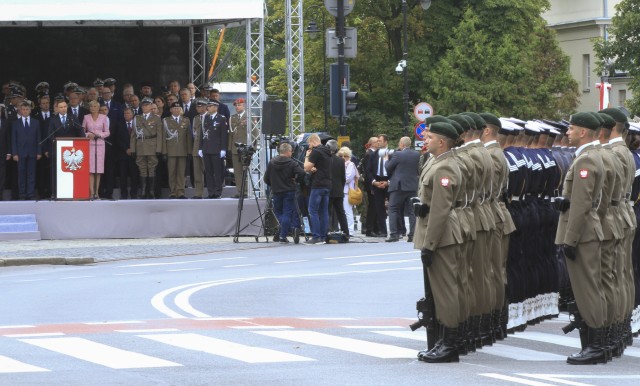 US Soldiers join allies for Polish Armed Forces Day