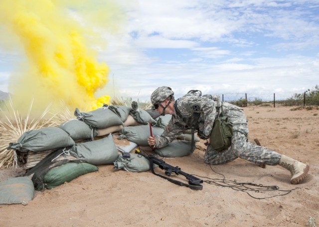 Soldiers tackle EFMB course