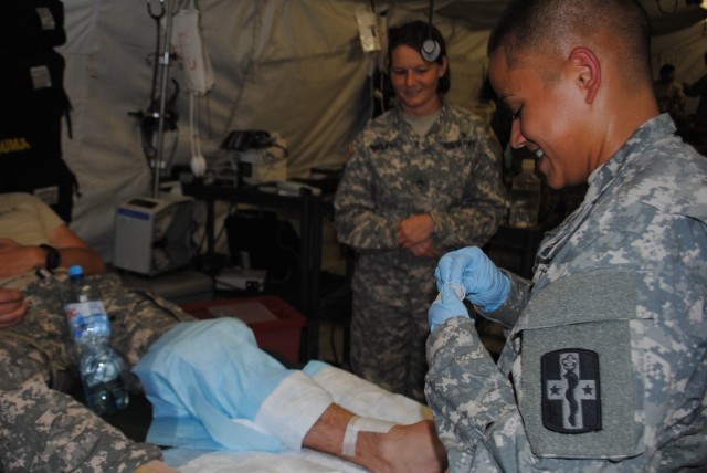 212th Combat Support Hospital kicks off Multi-COMPO support for ANAKONDA 16