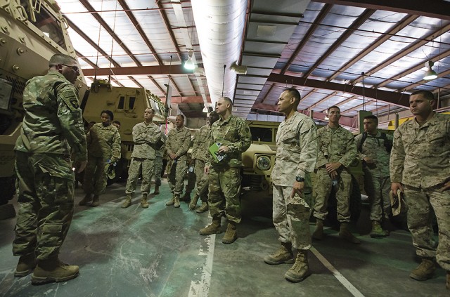 Marines visit APS-5, strengthen joint logistics relationships