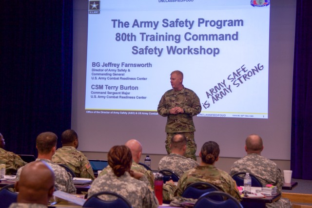 80th Training Command emphasizes "safety-culture" during workshop