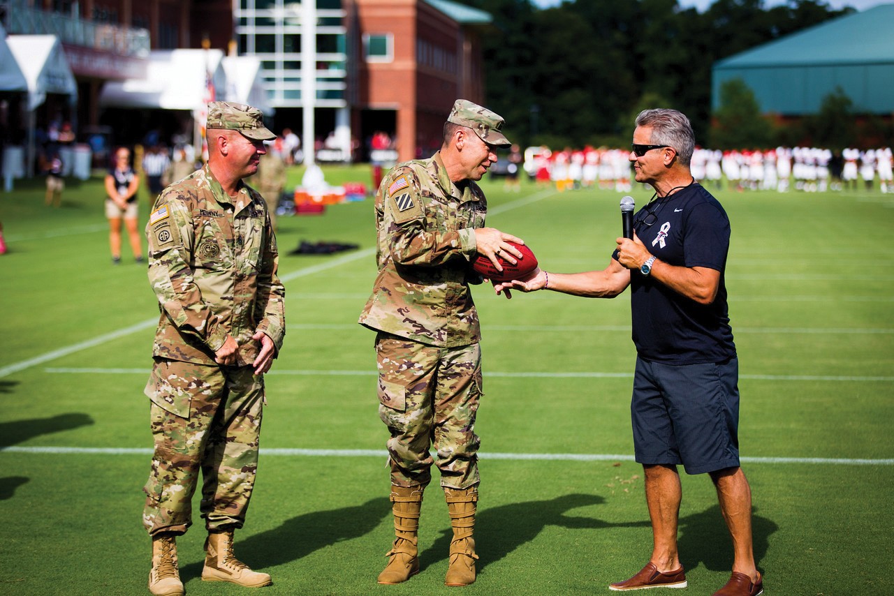 Falcons Salute to Service Training Camp Poster 