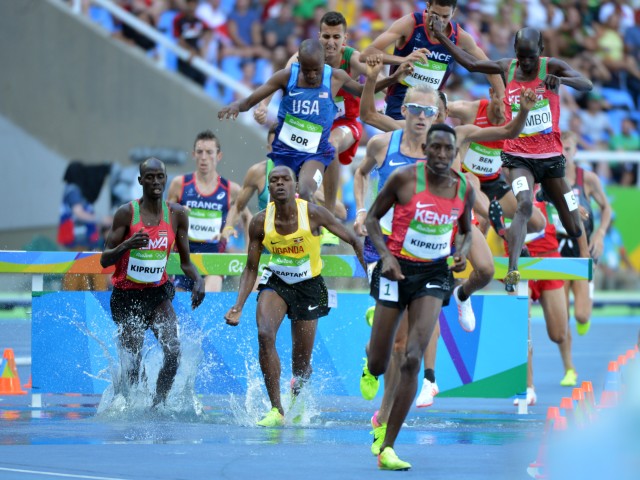 Sgt. Hillary Bor runs 3,000-meter steeplechase at Rio Olympic Games