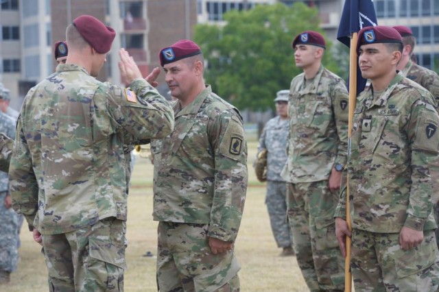 Texas National Guard patch ceremony to initiate Army of one