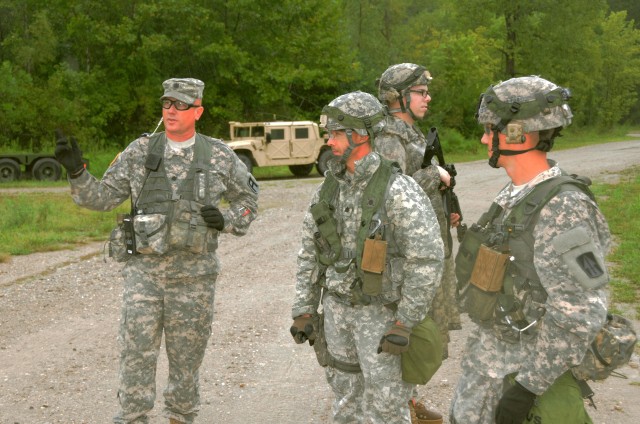 First Army training support