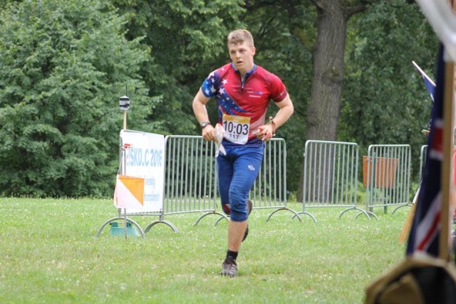 Cadet Whitaker participates in World University Orienteering Championship