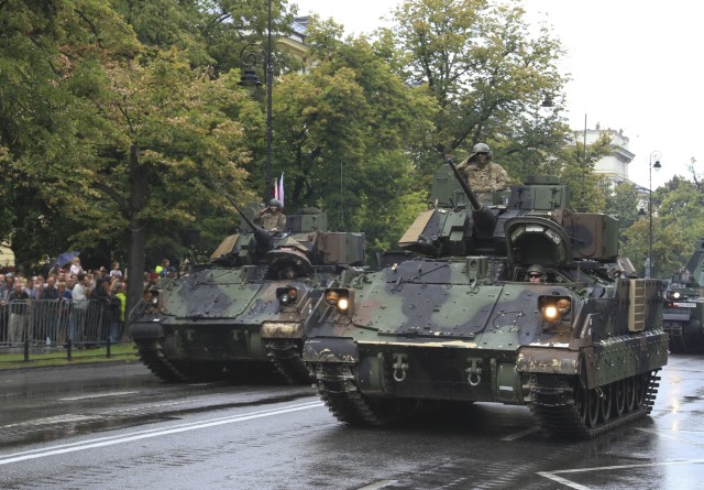 US Soldiers join allies for Polish Armed Forces Day