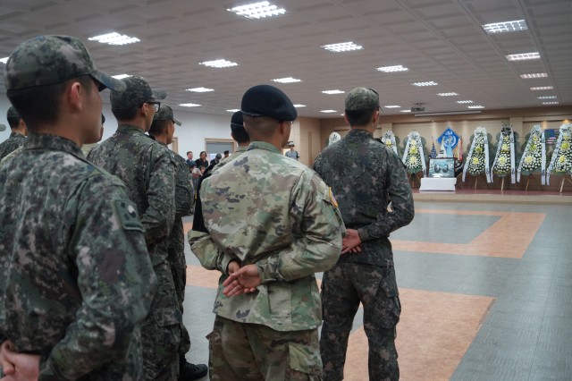 Service members hold memorial service at JSA