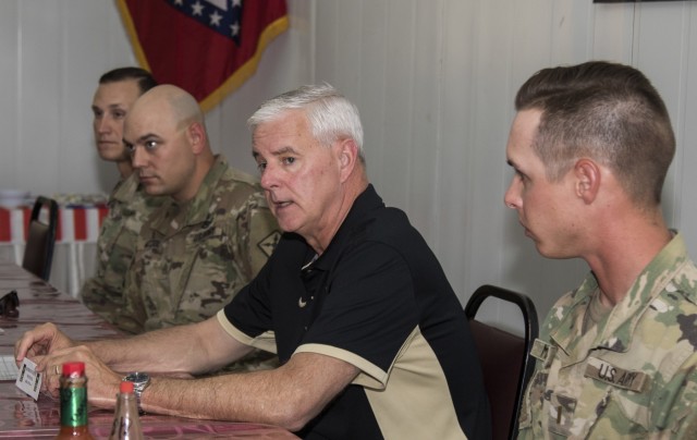 Congressional Delegation visits Deployed Troops