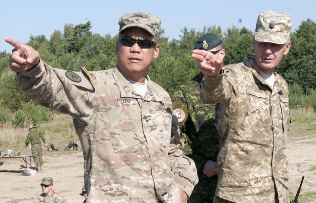 Brig. Gen. Tony Aguto tours IPSC