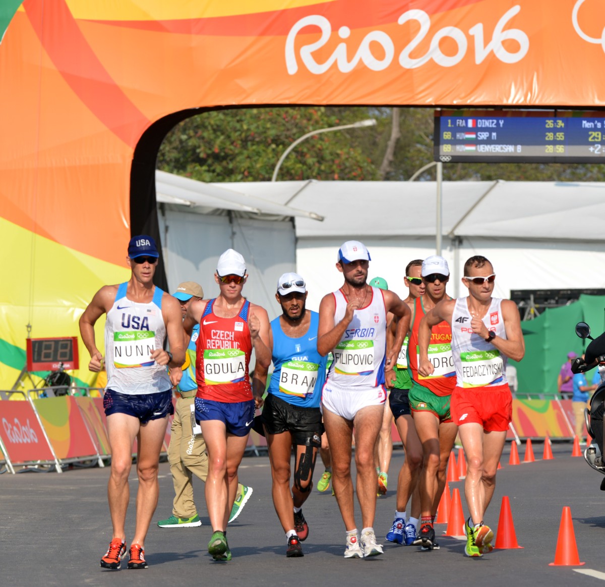 Army Olympian "soldiers on" to complete 50K Race Walk at Rio Games