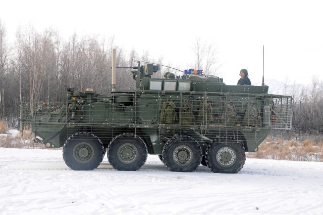Alaska extreme cold challenges Stryker vehicle