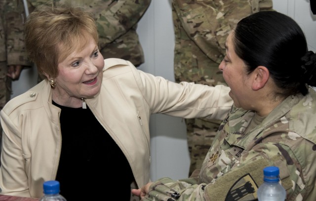 Congressional delegation visits deployed troops