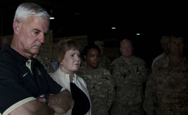 Congressional delegation visits deployed troops