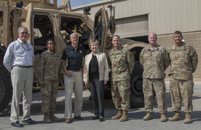 Congressional delegation visits deployed troops