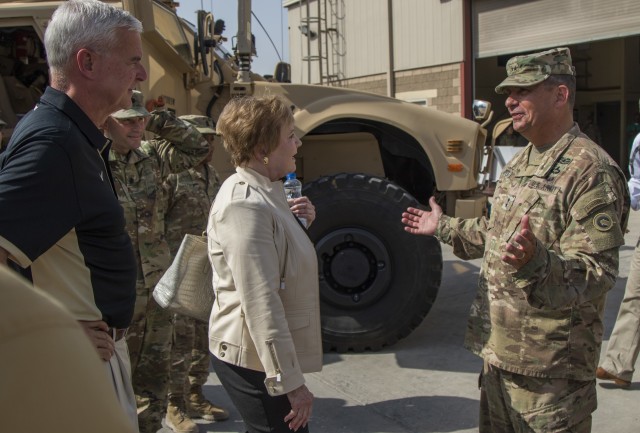 Congressional delegation visits deployed troops