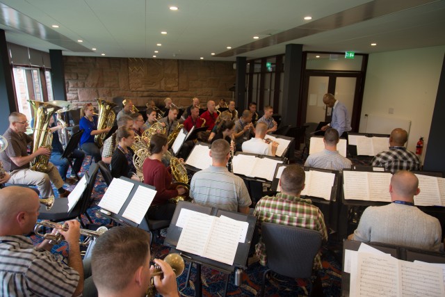 U.S. Army Europe Band and Chorus perform at Royal Eninburgh Military Tattoo