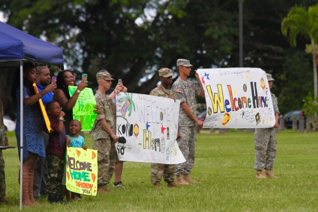25th Sust. Bde. Welcomes Back Deployed Soldiers