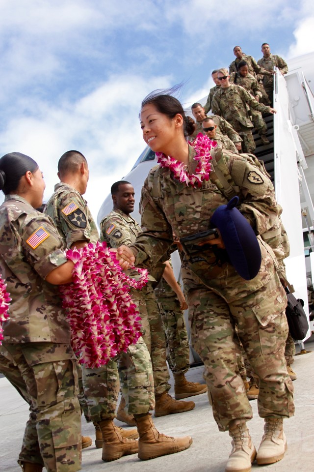 25th Sust. Bde. Welcomes Back Deployed Soldiers