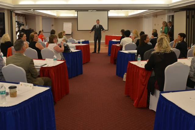 SecArmy speaks with TRADOC senior leaders' spouses