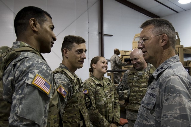 New York Adjutant General Visits 369th Sustainment Brigade