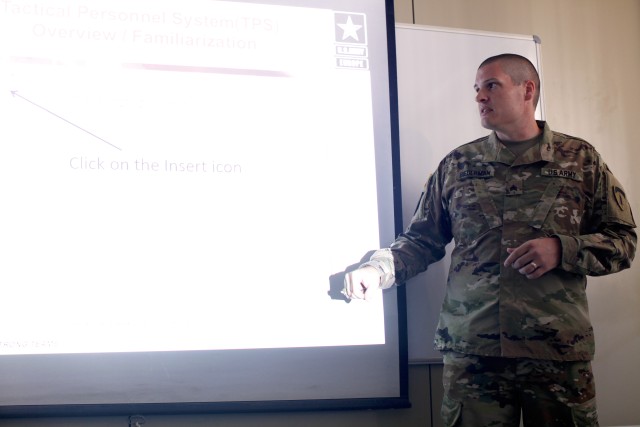 Sgt. Biederman conducts DTAS Classes