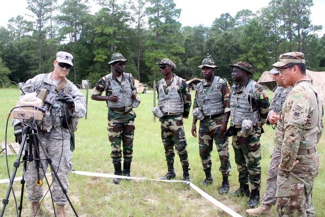 Senegal Soldiers at Stewart for joint training