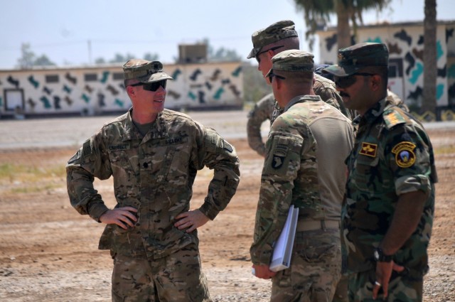 Iraqi ranger students practice urban operations