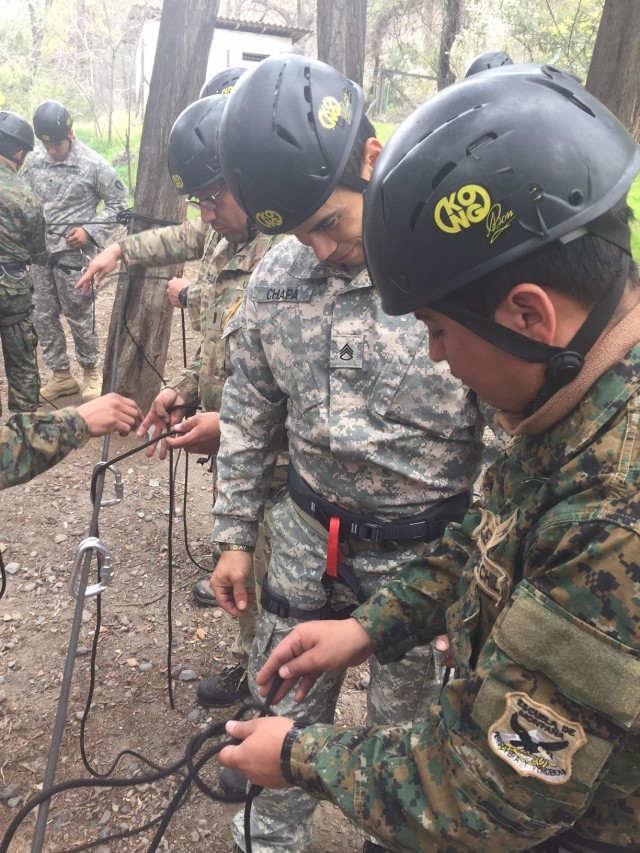 Texas Guardsmen graduate Chilean Mountain School